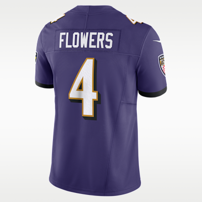 Zay Flowers Baltimore Ravens Men's Nike Dri-FIT NFL Limited Jersey