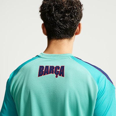 Nike FC Barcelona Strike Üçüncü Nike Dri-FIT Kısa Kollu Erkek Futbol Üstü görsel 2