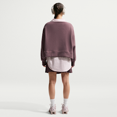 ナイキ スポーツウェア ウィメンズ オーバーサイズド フリース カーディガン