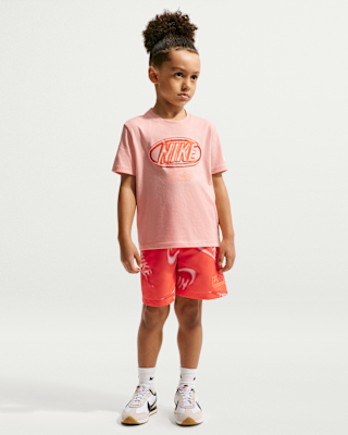 Детская футболка Nike Sportswear Club Little Kids' 2-Piece Floatie and Shorts Set