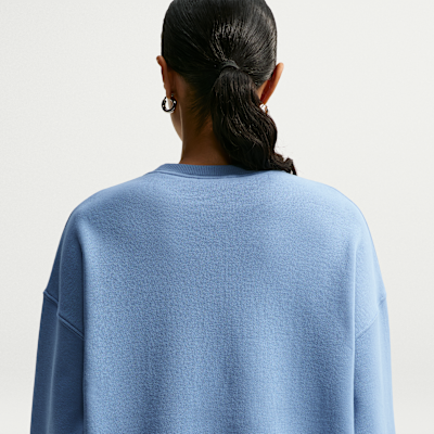 Nike Studio Fleece Orta Kalınlıkta Oversize Crew Kadın Sweatshirt'ü görsel 2