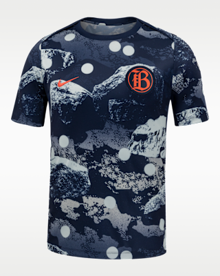 Мужские шорты Bay FC Nike NWSL Short-Sleeve Pre-Match Top