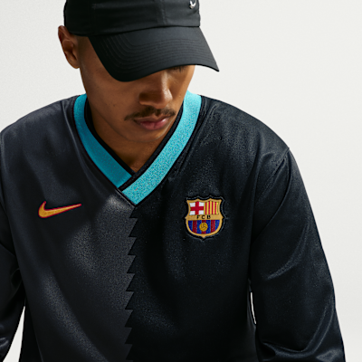 Nike FC Barcelona Energy Third Nike Dri-FIT Uzun Kollu Erkek Futbol Forması görsel 3