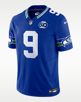 Мужские джерси Kenneth Walker III Seattle Seahawks 50th Anniversary Nike Dri-FIT NFL Limited Jersey
