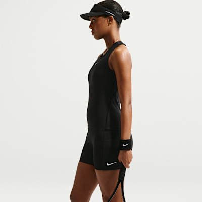 NikeCourt Dri-FIT Cepli Kadın Tenis Şortu görsel 4