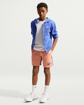Детские шорты Nike Sportswear Club Big Kids' French Terry Shorts