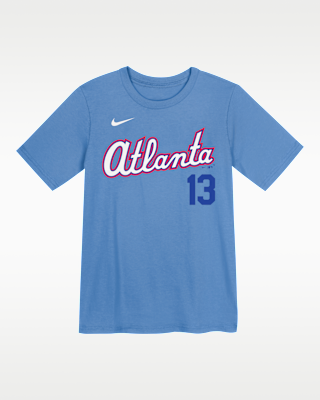 Детская футболка Ronald Acuña Jr. Atlanta Braves City Connect Little Kids' Nike MLB