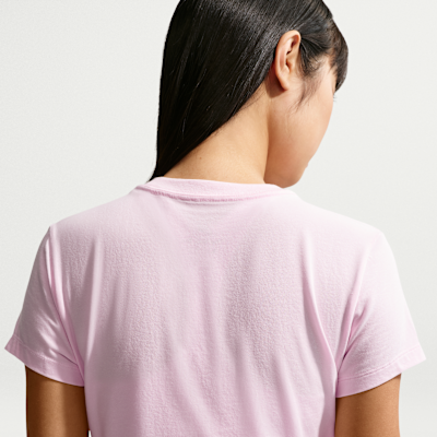 Nike Sportswear Chill Knit Crop Tarzı Kadın Tişörtü görsel 2