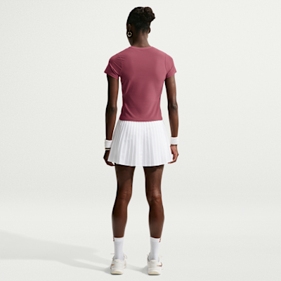 Nike Victory Dri-FIT Kısa Kollu Kadın Tenis Üstü görsel 5