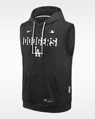 Мужское худи Los Angeles Dodgers Authentic Collection Standard Issue Nike Dri-FIT MLB Sleeveless Pullover Hoodie