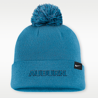 Auburn Primetime Campus Toned Men's Nike College Cuffed Pom Beanie