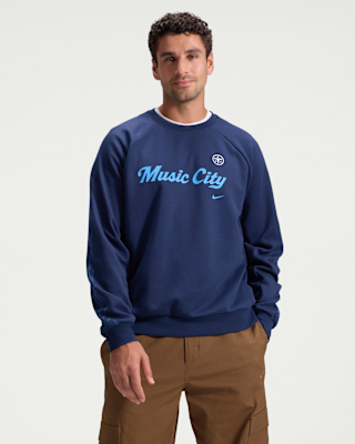 Мужские  Tennessee Titans Rivalries Collection Primary Nike Dri-FIT NFL Pullover Crew