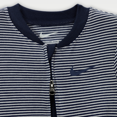 Nike Baby Striped Footed Coverall