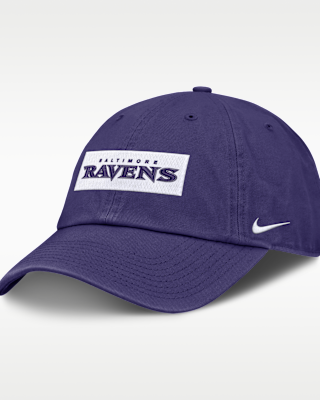Мужские Baltimore Ravens Primetime Club Wordmark Nike NFL Adjustable Hat