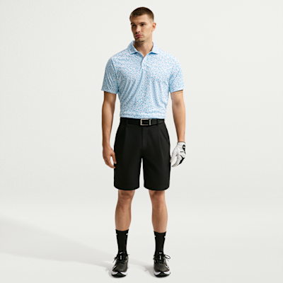 Nike Par Dri-FIT Microprint Birds Erkek Golf Polo Üstü görsel 4