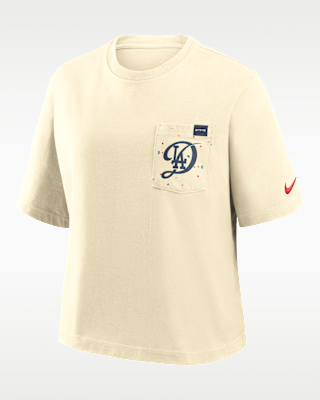 Женская футболка Los Angeles Dodgers City Connect Pocket Boxy Nike MLB