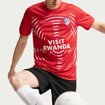 Nike Atlético Madrid İç Saha Nike Dri-FIT Maç Öncesi Erkek Futbol Üstü görsel 3