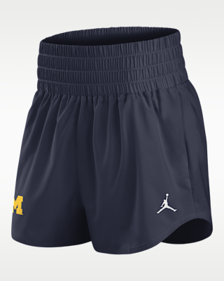 Женские шорты Michigan Primary Logo One Jordan Brand Dri-FIT College Shorts