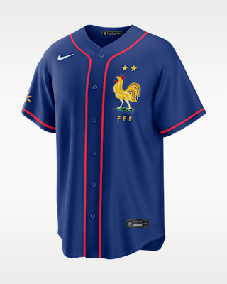 Мужские джерси France National Team Nike Soccer x MLB Stadium Jersey
