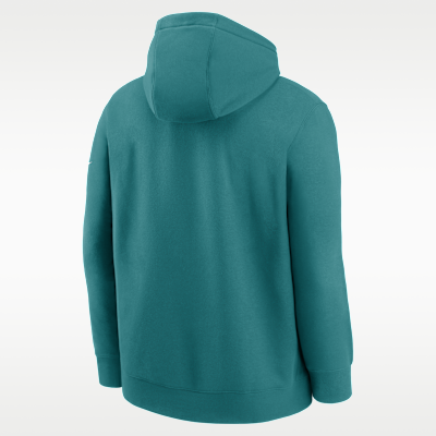 Sudadera con gorro sin cierre Nike de la NFL para hombre Miami Dolphins Rewind Club