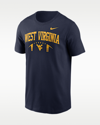 Мужская футболка West Virginia Primetime Football Icon Nike College для футбола
