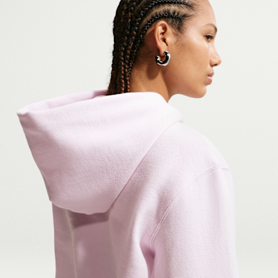 Nike Studio Fleece Orta Kalınlıkta Kapüşonlu Kadın Sweatshirt'ü görsel 2