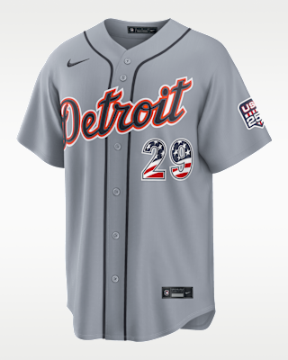 Мужские джерси Tarik Skubal Detroit Tigers USA 250 Nike MLB Stadium Jersey