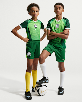 Детские шорты Nigeria 2026 Stadium Home Big Kids' Nike Dri-FIT Soccer Replica Shorts