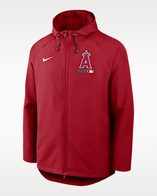 Мужская куртка Los Angeles Angels Authentic Collection Nike Therma-FIT MLB Full-Zip Hooded