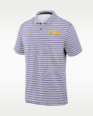 Мужские LSU Primetime Nike Dri-FIT College Polo