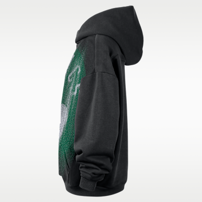 Nike Boston Celtics Standard Issue Fleece Kapüşonlu Erkek Basketbol Üstü görsel 3
