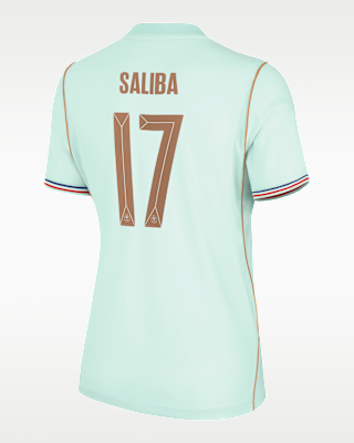 Женские джерси William Saliba France National Team 2026 Stadium Away Nike Dri-FIT Soccer Jersey