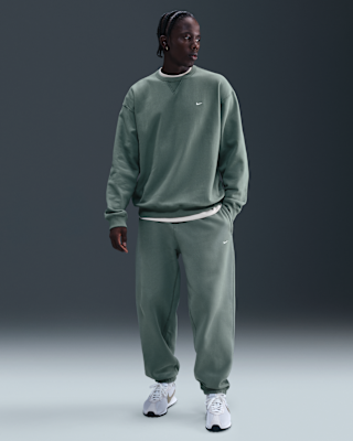 Мужские Nike Solo Swoosh Cuffed Fleece Pants