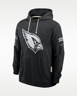 Мужское худи Arizona Cardinals Salute to Service Sideline Nike Dri-FIT NFL Pullover Hoodie