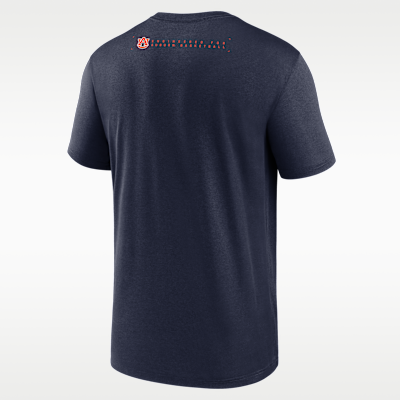 Playera universitaria Nike Dri-FIT Auburn Courtside Basketball Legend para hombre