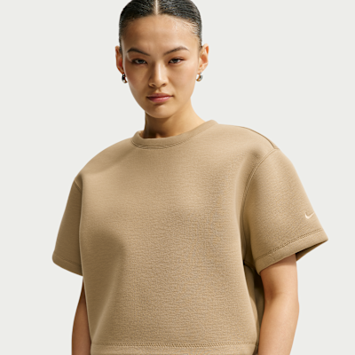 Nike Pregame Fleece Oversize Mod-Crop Kadın Üstü