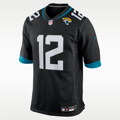 Jersey Nike de la NFL Game para hombre Travis Hunter Jacksonville Jaguars 2025 NFL Draft First Round Pick