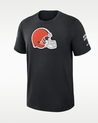 Мужская футболка Cleveland Browns Salute to Service Slub Nike Dri-FIT NFL