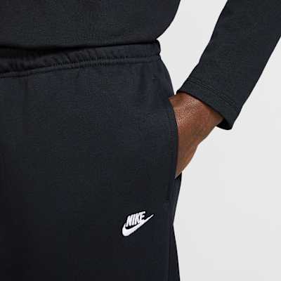 Nike Club Fransız Havlu Kumaşı Açık Paçalı Erkek Eşofman Altı görsel 3