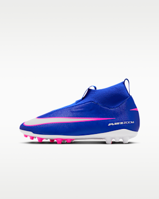 Детские  Nike Jr. Mercurial Superfly 10 Academy Little/Big Kids' Artificial-Grass High-Top Soccer Cleats