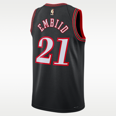 Jersey Nike Dri-FIT de la NBA Swingman para hombre Philadelphia 76ers 2025/26 Hardwood Classics