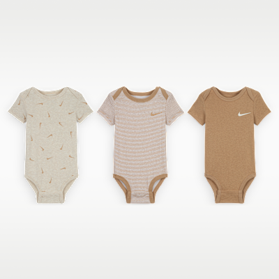 Nike E1D1 Baby Mix and Match Bodysuits (3-Pack)