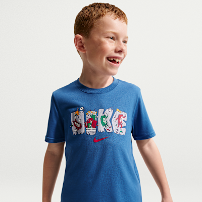 Детские футболки Nike Little Kids' Boxy Multi-Sport Graphic T-Shirt