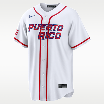 Javier Báez Puerto Rico National Baseball Team 2026 World Baseball Classic Men's Nike Stadium Jersey