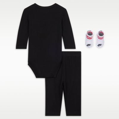 Conjunto de regalo de 3 piezas Boxy Holiday para bebé (0 a 9 meses) Nike 