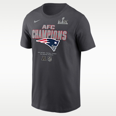 New England Patriots 2026 AFC Champions Roster Men's Nike NFL T-Shirt