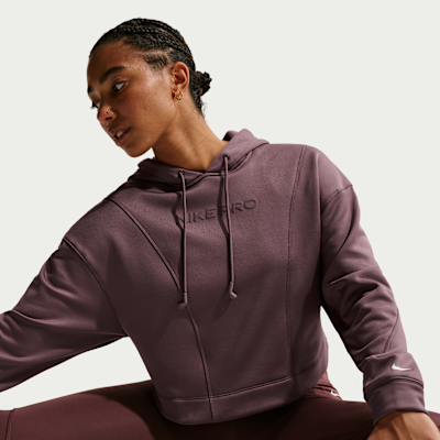 Nike Pro Therma-FIT Kapüşonlu Kadın Üstü görsel 3