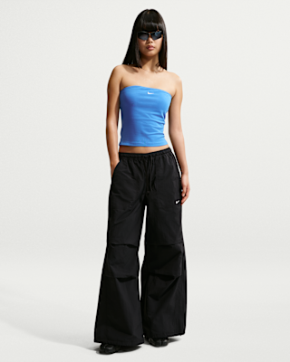 Женские  Nike Sportswear Loose Mid-Rise Structured Pants
