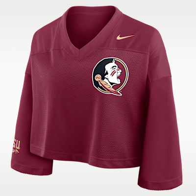 Florida State Jersey Women's Nike Dri-FIT College Cropped Top
