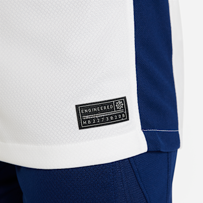 England (Men's Team) 2024/25 Stadium Home Older Kids' Nike Dri-FIT Football Replica Shirt